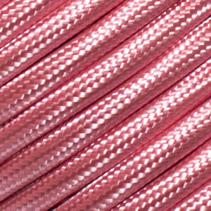 Cable eléctrico redondo rosa chicle