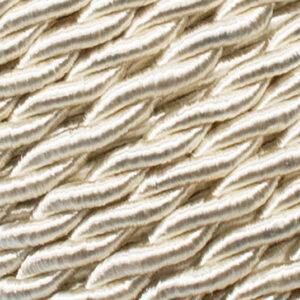 Cable eléctrico torcido beige